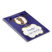 Afrikaanse prins Royal Blue Gift Guest Notitieboek (Rechterzijde)