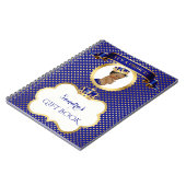 Afrikaanse prins Royal Blue Gift Guest Notitieboek (Linkerzijde)