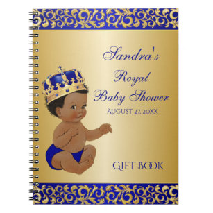 Afrikaanse prins Royal Blue Gift Guest Notitieboek