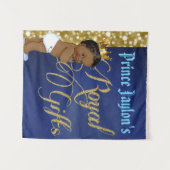 Afrikaanse Prins Royal Gifts Wall Tapestry Wandkleed (Voorkant (horizontaal))