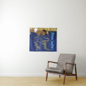 Afrikaanse Prins Royal Gifts Wall Tapestry Wandkleed (In Situ (horizontaal))