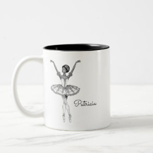 Afrikaanse Prinses Ballerina Tweekleurige Koffiemok