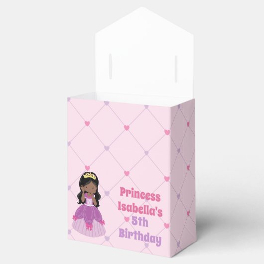 -Afrikaanse prinses Birthday Party Bedankdoosjes (Geopend)