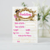 Afrikaanse prinses|Hot Pink & Gold voorspellingen Informatiekaartje (Staand voorkant)