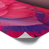 Afrikaanse prinses met blauw haar poster (Hoek)