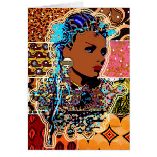 Afrikaanse Prinses Wenskaart