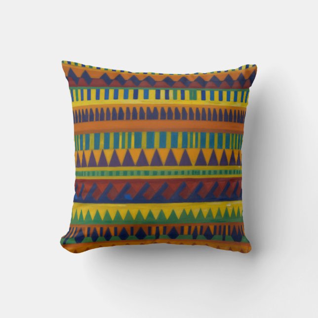Afrikaanse print "Ankara" Kussen (Voorkant)