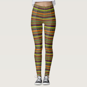 Afrikaanse print "Ankara" Leggings