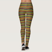 Afrikaanse print "Ankara" Leggings (Achterkant)