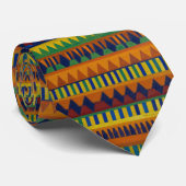Afrikaanse print "Ankara" Stropdas (Opgerold)