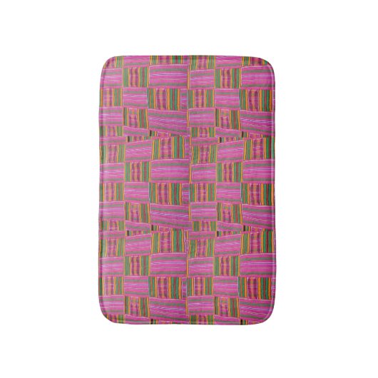 Afrikaanse print badmat (Voorkant Verticaal)