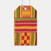 Afrikaanse print cadeaulabel (Achterkant)