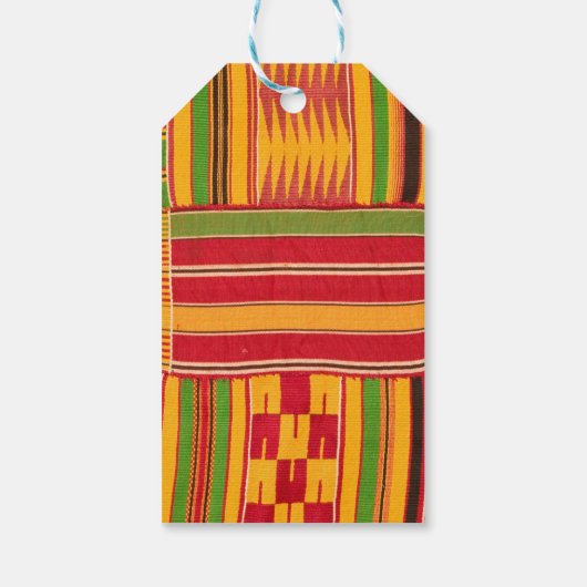 Afrikaanse Print Cadeaulabel (Achterkant)