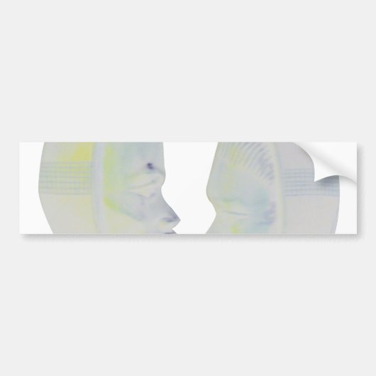 Afrikaanse Print Hakuna Matata Design Bumpersticker (Voorkant)