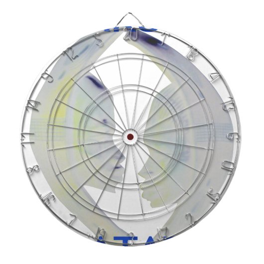Afrikaanse Print Hakuna Matata Design Dartbord (Voorkant)