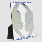 Afrikaanse Print Hakuna Matata Design Fotoplaat (Zijkant)