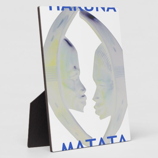 Afrikaanse Print Hakuna Matata Design Fotoplaat (Zijkant)