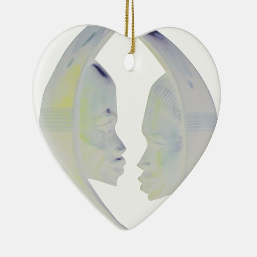 Afrikaanse Print Hakuna Matata Design Keramisch Ornament (Rechts)