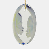 Afrikaanse Print Hakuna Matata Design Keramisch Ornament (Rechts)