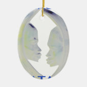 Afrikaanse Print Hakuna Matata Design Keramisch Ornament (Voorkant)