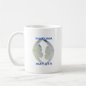 Afrikaanse Print Hakuna Matata Design Koffiemok (Links)