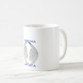Afrikaanse Print Hakuna Matata Design Koffiemok (Voorkant rechts)