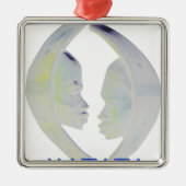 Afrikaanse Print Hakuna Matata Design Metalen Ornament (Voorkant)