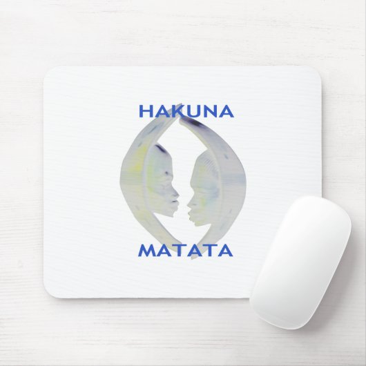 Afrikaanse Print Hakuna Matata Design Muismat (Met muis)
