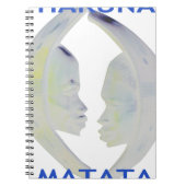 Afrikaanse Print Hakuna Matata Design Notitieboek (Voorkant)
