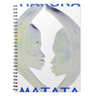 Afrikaanse Print Hakuna Matata Design Notitieboek