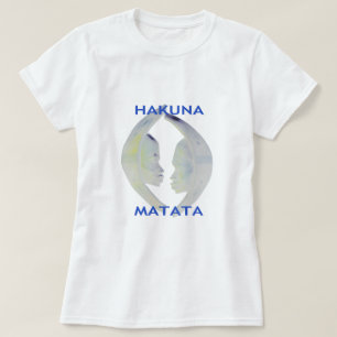 Afrikaanse Print Hakuna Matata Design T-shirt