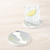 Afrikaanse Print Hakuna Matata Design Zandsteen Onderzetter (Zijkant)