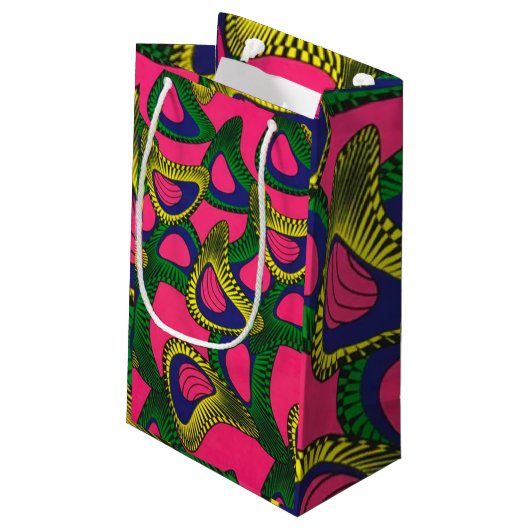 Afrikaanse print klein cadeauzakje (Achterkant Gekanteld)