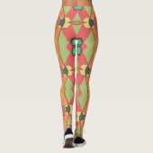 afrikaanse print leggings (Achterkant)