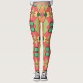 afrikaanse print leggings (Voorkant)