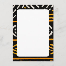 Afrikaanse Print Menukaart