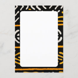 Afrikaanse Print Menukaart