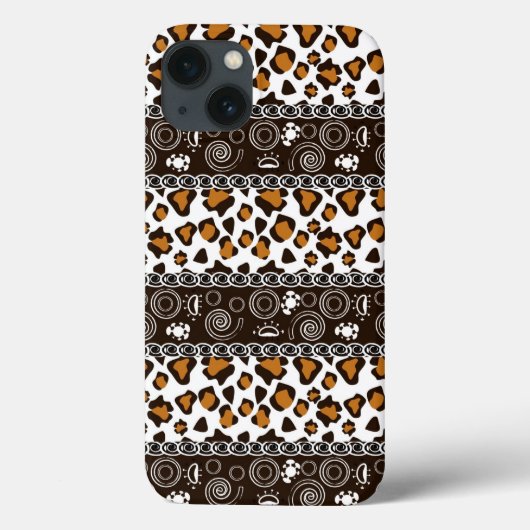 Afrikaanse print met cheeta-velpatroon Case-Mate iPhone case (Achterkant)