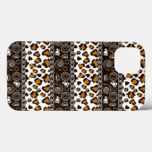 Afrikaanse print met cheeta-velpatroon Case-Mate iPhone case (Achterkant (horizontaal))