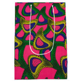 Afrikaanse Print Midden Geschenkentas Medium Cadeauzakje (Achterkant)