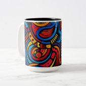Afrikaanse Print Mok (Voorkant links)