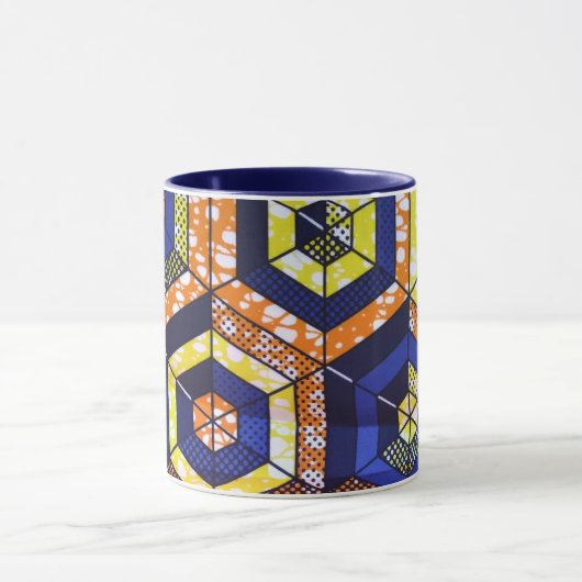Afrikaanse Print Mok (Midden)