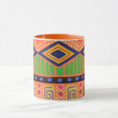 Afrikaanse print mok (Midden)