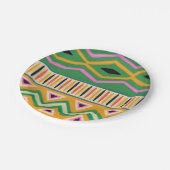 Afrikaanse print papieren feestborden papieren bordje (Gekanteld)