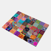 Afrikaanse Print Patchwork Kleurrijke Deurmat (Schuin)