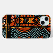 Afrikaanse Print Pattern Gepersonaliseerde naam Case-Mate iPhone Case (Achterkant (horizontaal))