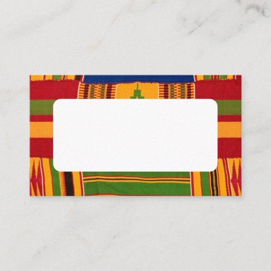 Afrikaanse Print Plaatskaartje (Voorkant)