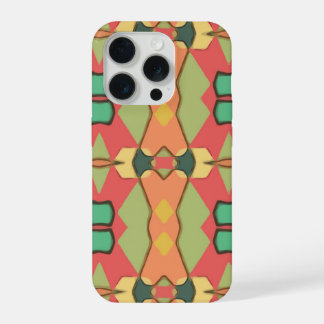 Afrikaanse print telefoonhoesje iPhone 15 pro case