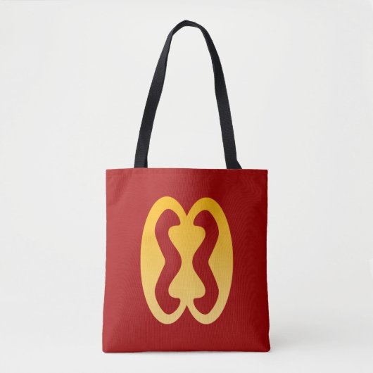 Afrikaanse Print Tote Bag (Voorkant)