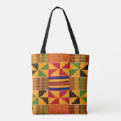 Afrikaanse print tote bag (Achterkant)